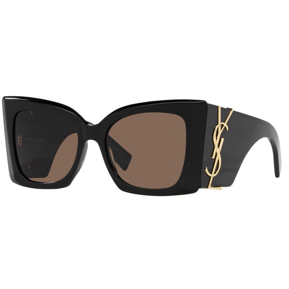 Yves Saint Laurent Accessories - SALE🤍Yves Saint Laurent blaze logo Black Sunglasses
